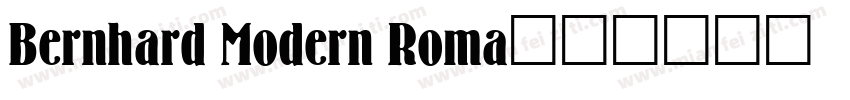 Bernhard Modern Roma字体转换